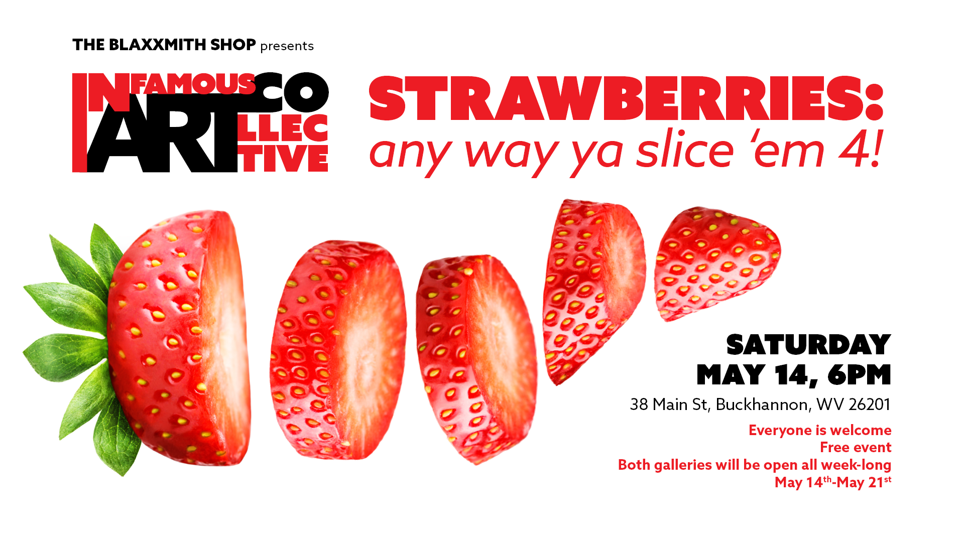 Strawberries: any way ya slice ‘em 4!